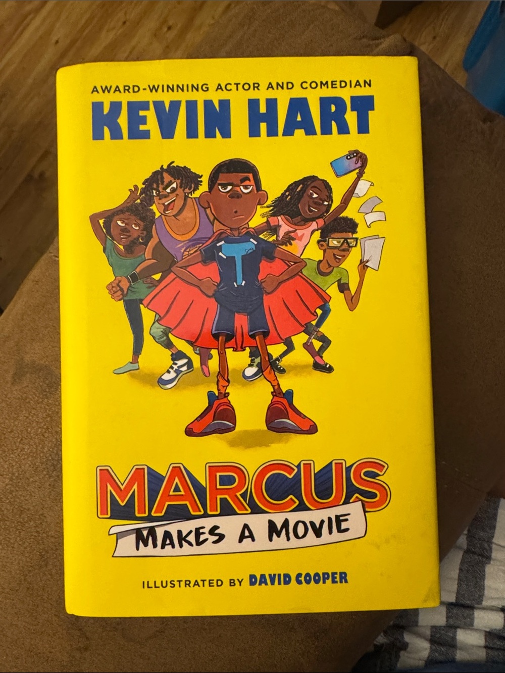 Kevin Hart "Marcus Makes a Movie" Bright Yellow Kids Book